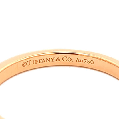 Tiffany & Co Forever Wedding Band mm Diamond Ring 18k Yellow Gold