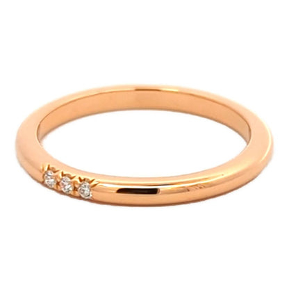 Tiffany & Co Forever Wedding Band mm Diamond Ring 18k Yellow Gold