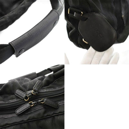 Gucci Boston Bag 2-Way GG Canvas Black YT