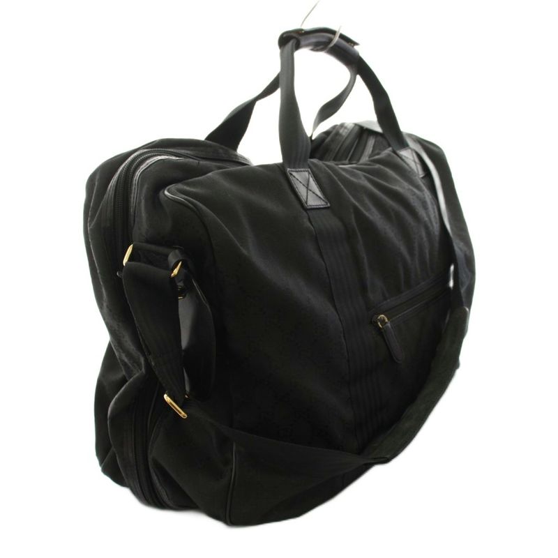 Gucci Boston Bag 2-Way GG Canvas Black YT