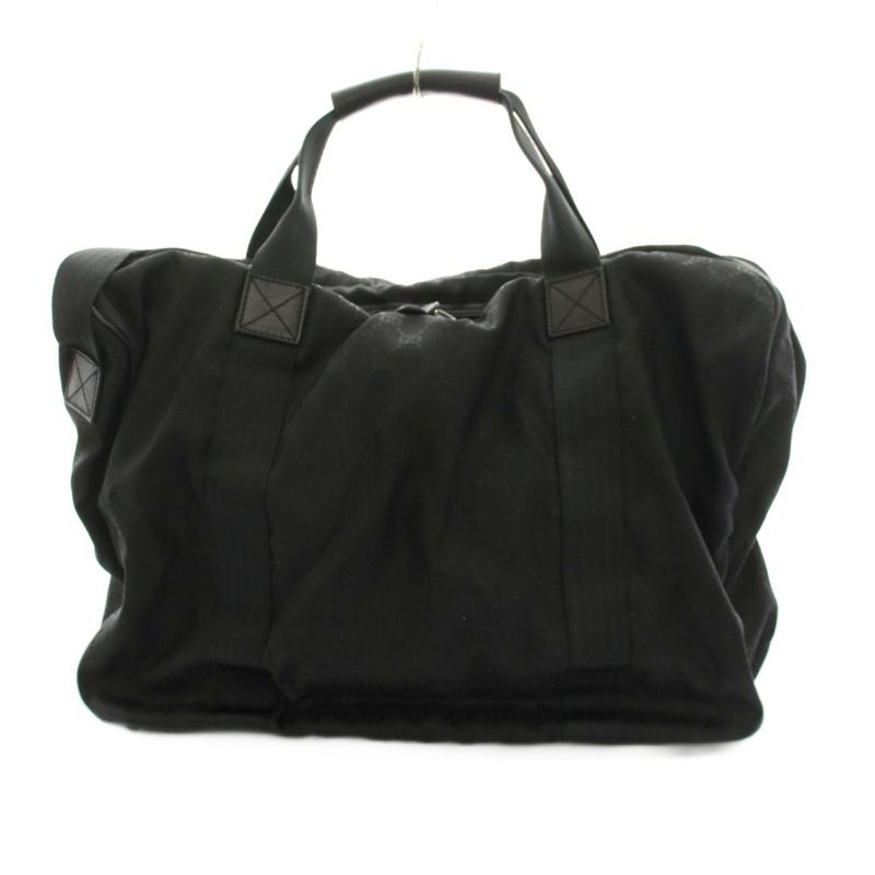Gucci Boston Bag 2-Way GG Canvas Black YT