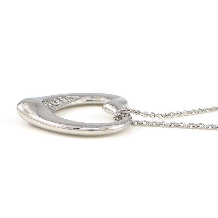 Tiffany & Co Necklace Open Heart 22 mm Width