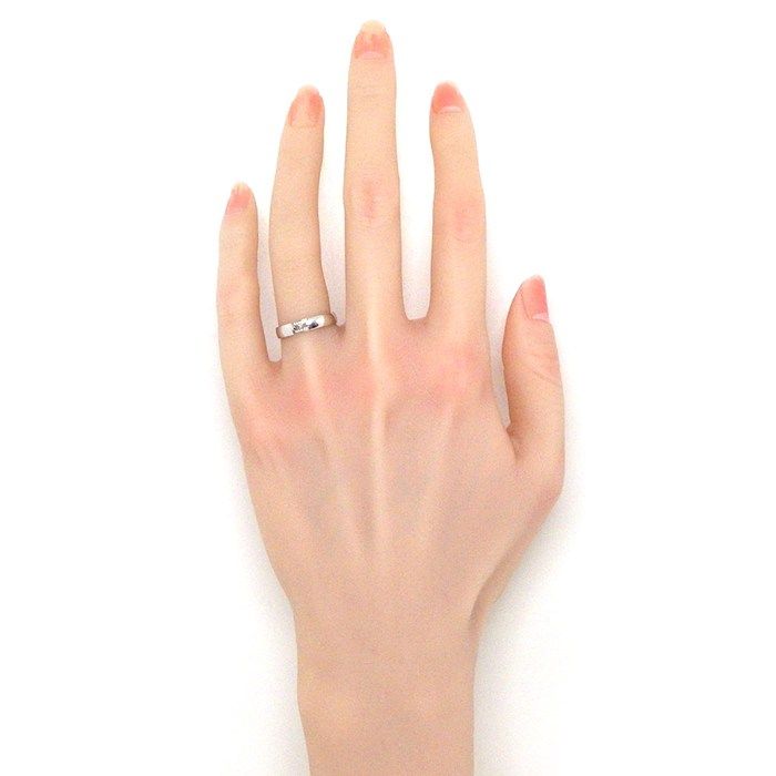 Hermes Ring Hella Cles Motif Points Diamond Total 18k White Gold . 52