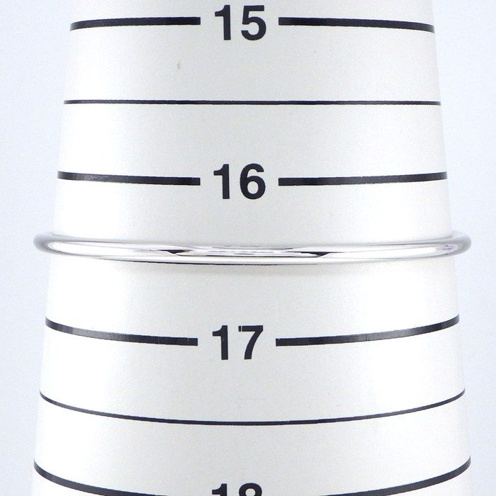 Tiffany & Co Bangle T-wire 18k White Gold Bracelet