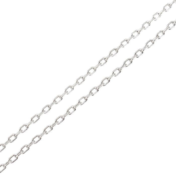 Cartier 18k White Gold Amulet Necklace Diamond 60 cm