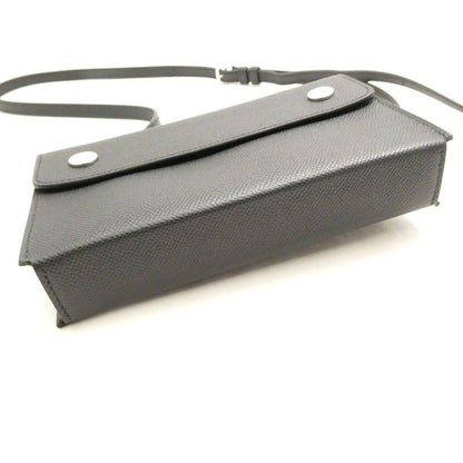 Hermes Nap to Go Veau Epsom Shoulder Bag Silver Purse