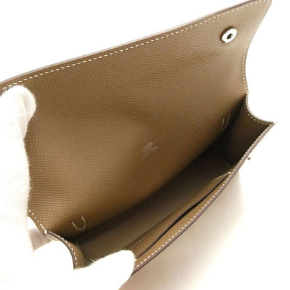 Hermes Nap to Go Veau Epsom Shoulder Bag Etoupe Silver