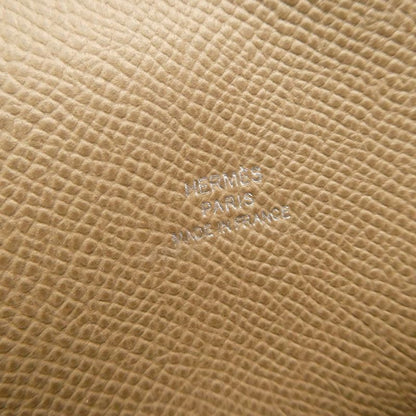 Hermes Nap to Go Veau Epsom Shoulder Bag Etoupe Silver