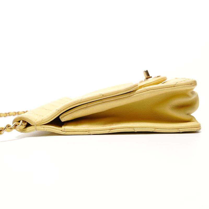 Chanel Shoulder Bag Quilted Pearl Chain