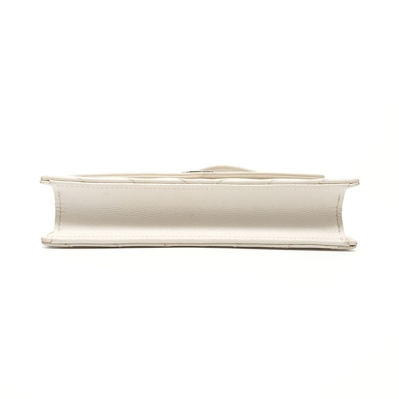 Saint Laurent Yves Shoulder Bag Cassandra Silver