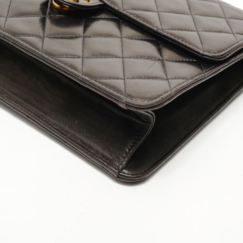 Chanel Shoulder Bag Push Lock Quilted