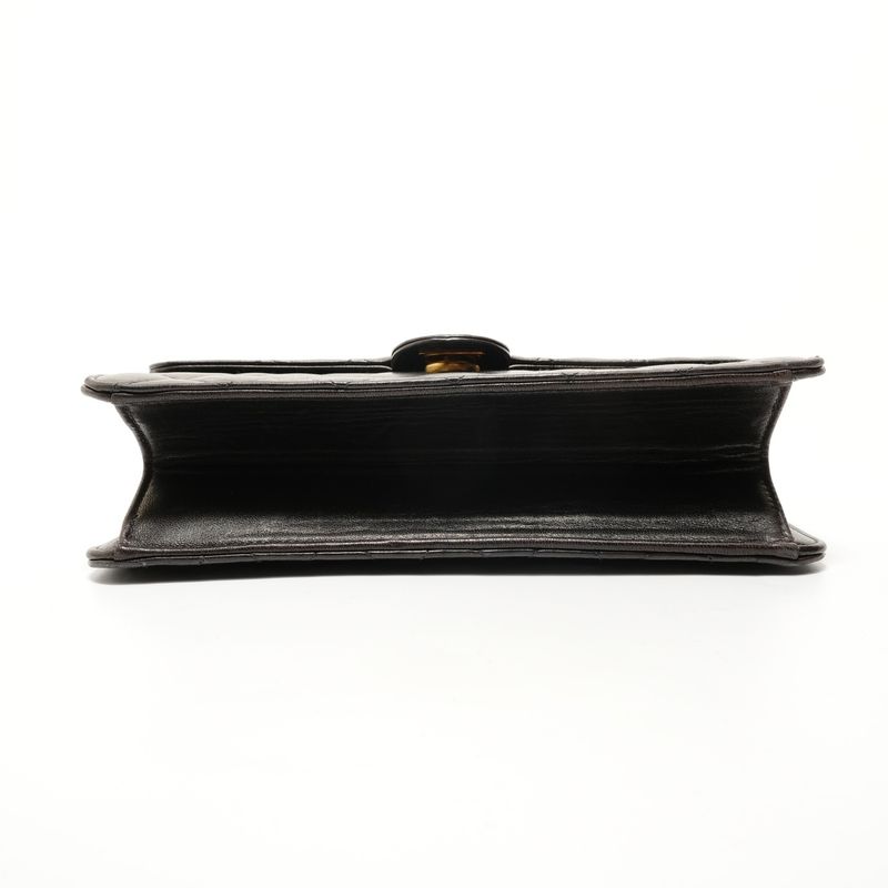 Chanel Shoulder Bag Push Lock Quilted