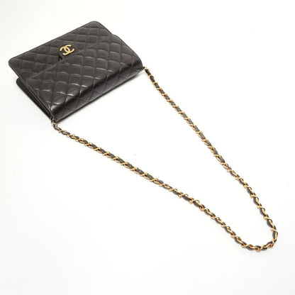 Chanel Shoulder Bag Push Lock Quilted