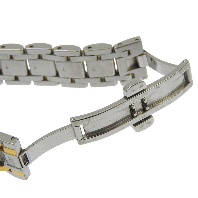 Fendi Zucca Stainless Steel Quartz Analog Display White Dial Watch