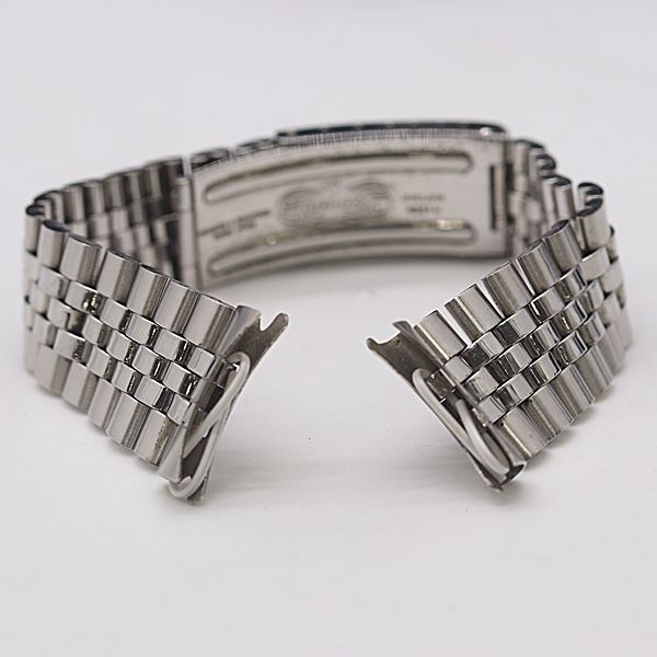 Rolex Jubilee Bracelet Strap Stainless Steel Silver Color 20 mm Watch