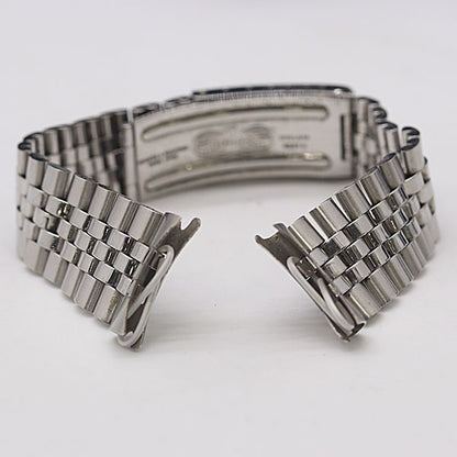 Rolex Jubilee Bracelet Strap Stainless Steel Silver Color 20 mm Watch