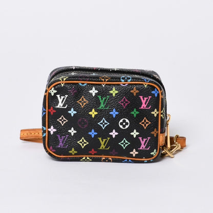 Louis Vuitton Pouch Trousse Wapiti Monogram Multicolor Black Takashi Murakami — view 3