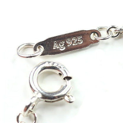 Tiffany & Co Mini Tag Chain Necklace Silver 46 cm