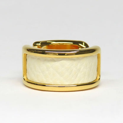Hermes Olympe PM Nata Gold Metal Leather Small Hat