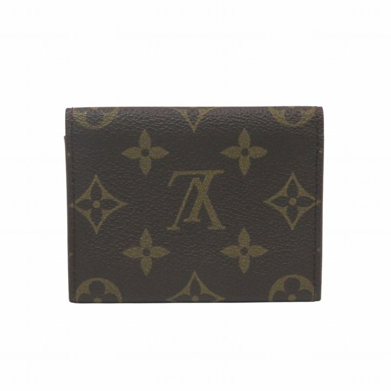 Louis Vuitton Envelope Carte de Visite Monogram Card Case Canvas