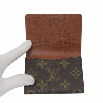 Louis Vuitton Envelope Carte de Visite Monogram Card Case Canvas