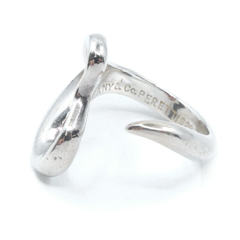 Tiffany & Co Ring Open Heart Silver