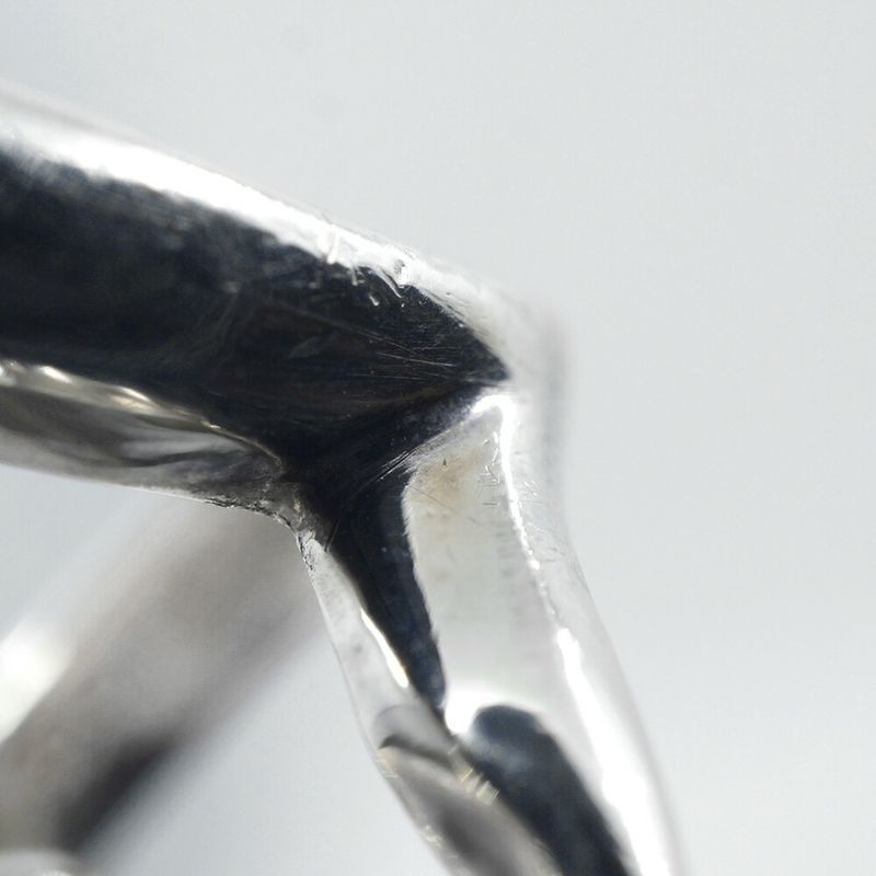 Tiffany & Co Ring Open Heart Silver