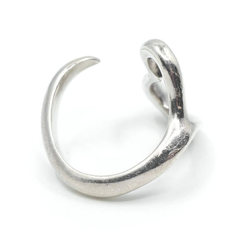 Tiffany & Co Ring Open Heart Silver