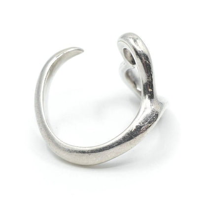 Tiffany & Co Ring Open Heart Silver