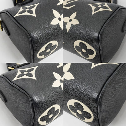 Louis Vuitton Bicolor Monogram Empreinte Nano Speedy Black Hand Bag