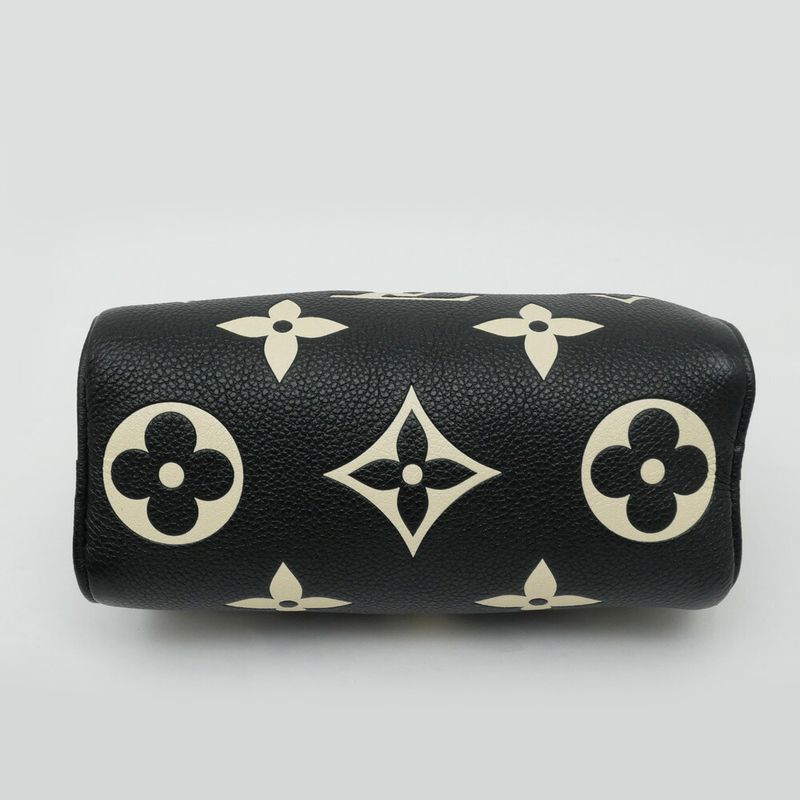 Louis Vuitton Bicolor Monogram Empreinte Nano Speedy Black Hand Bag