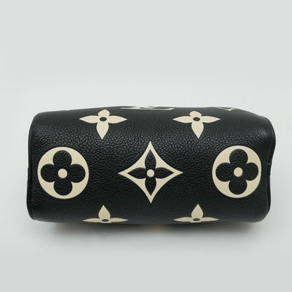 Louis Vuitton Bicolor Monogram Empreinte Nano Speedy Black Hand Bag