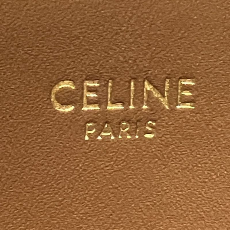 Celine Vertical Cabas Small Tote Canvas Leather