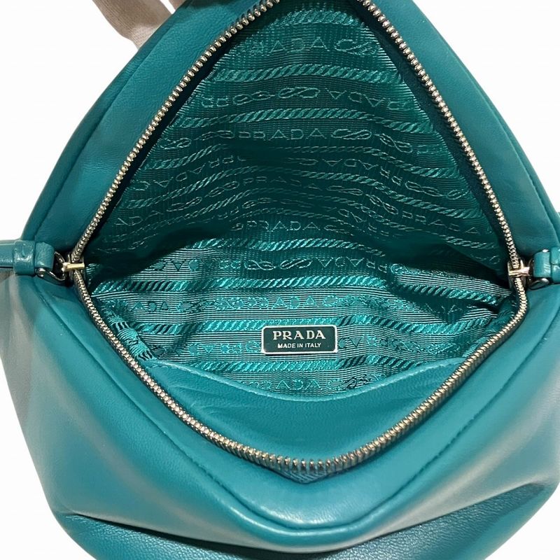 Prada Triangle Handbag Padded Nappa Leather