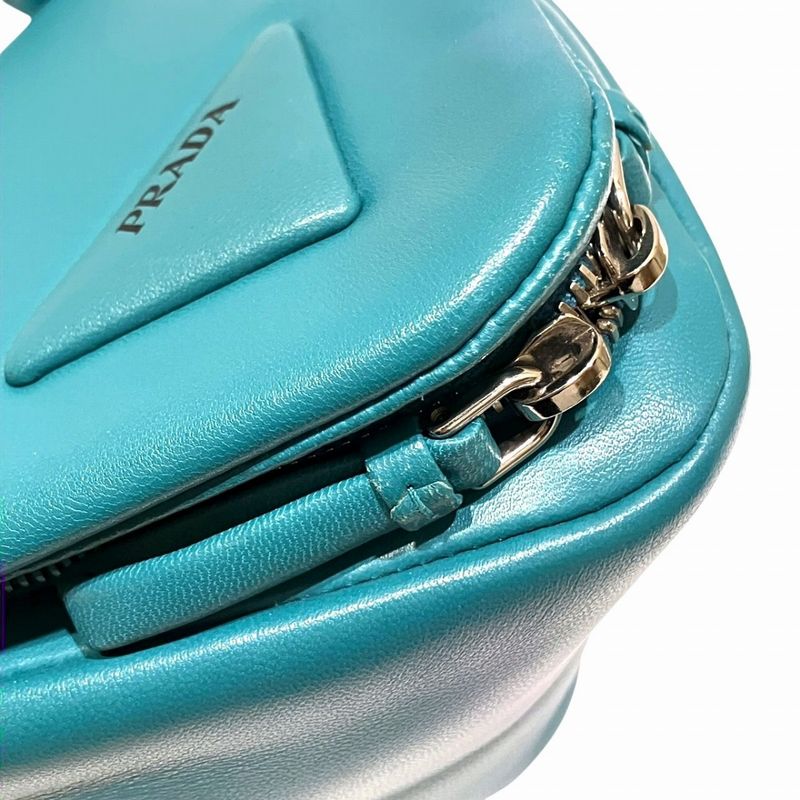 Prada Triangle Handbag Padded Nappa Leather