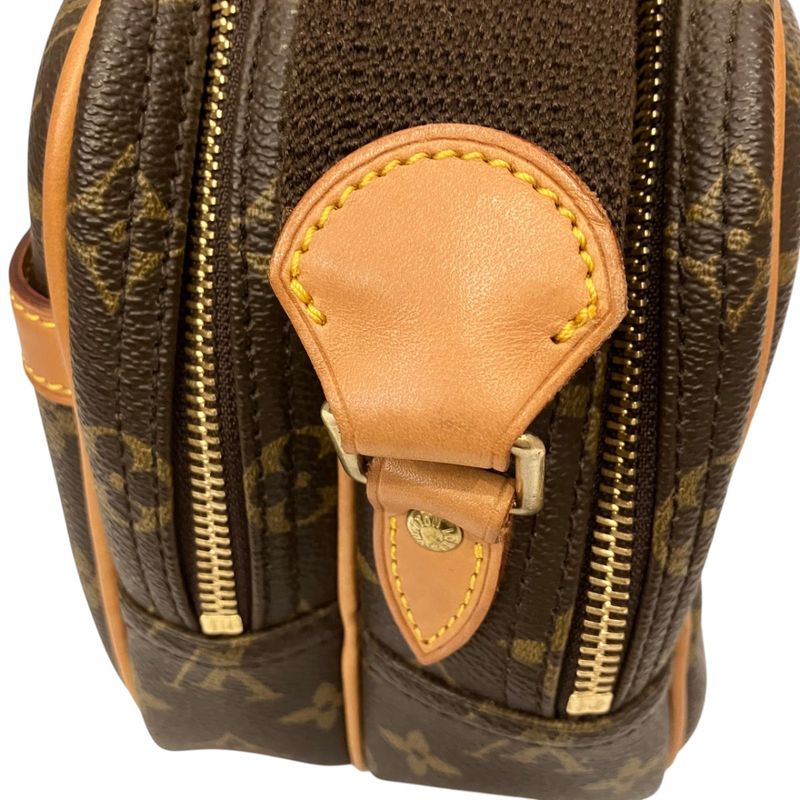 Louis Vuitton Reporter PM Monogram Shoulder Bag Canvas