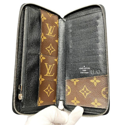 Louis Vuitton Zippy Wallet Vertical Monogram Macassar