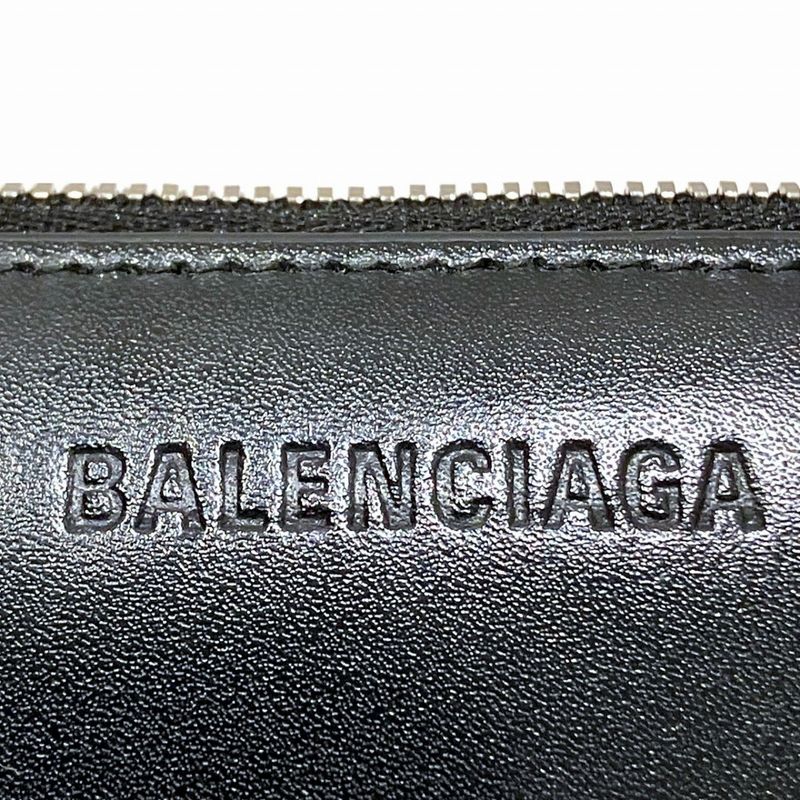 Balenciaga Wallet Leather Wallets Black