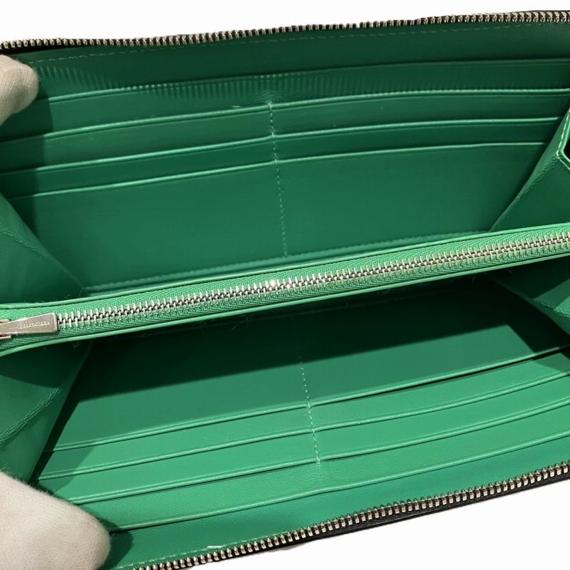 Balenciaga Wallet Leather Wallets Black