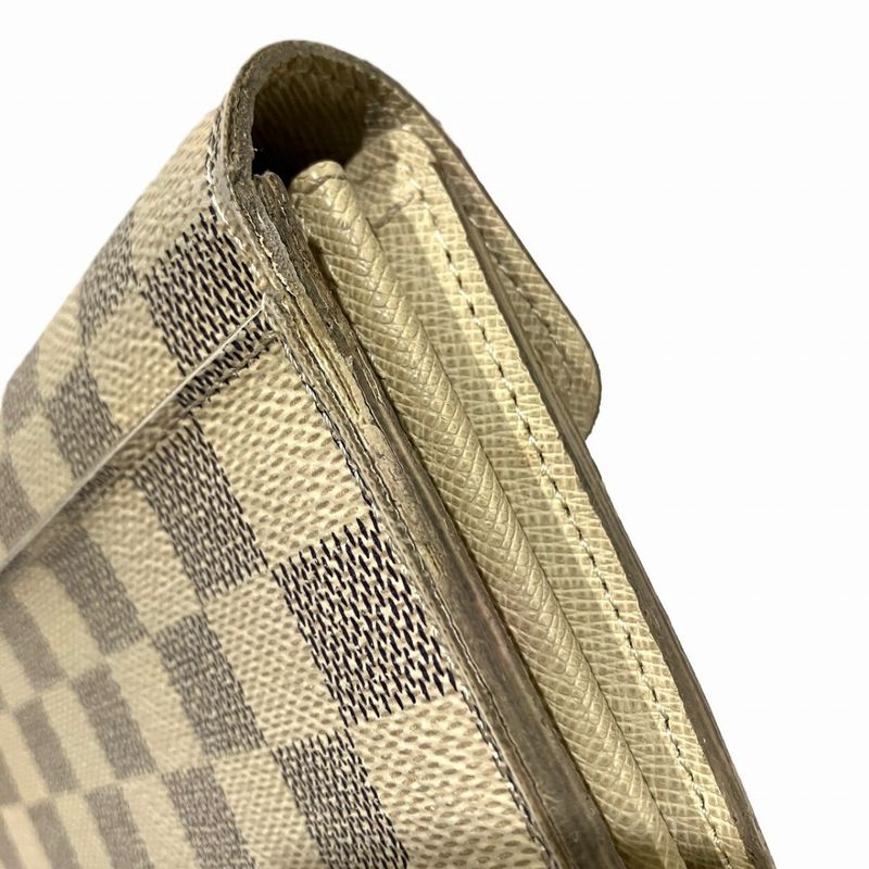 Louis Vuitton Portefeuille Sarah Damier Azur Wallet Leather
