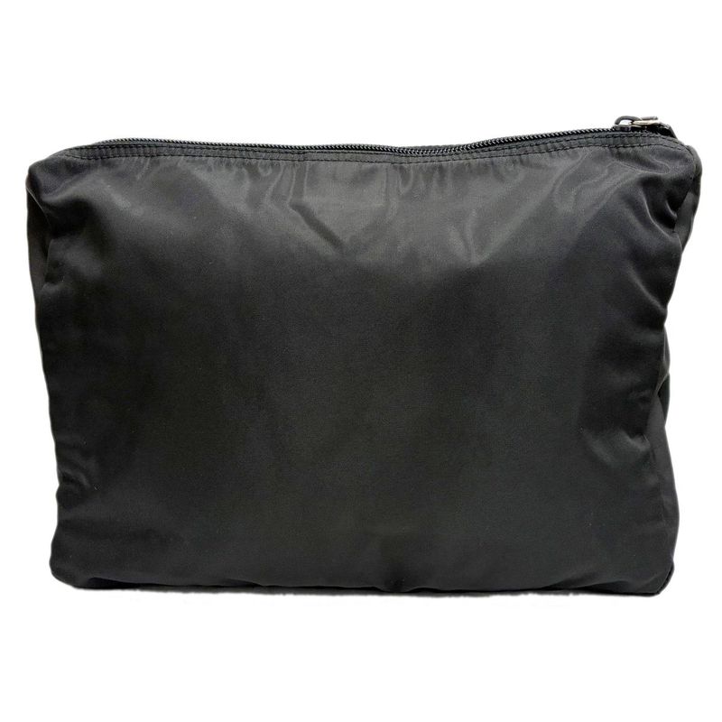 Prada Tessuto Nylon Pouch Large Triangle Logo Black