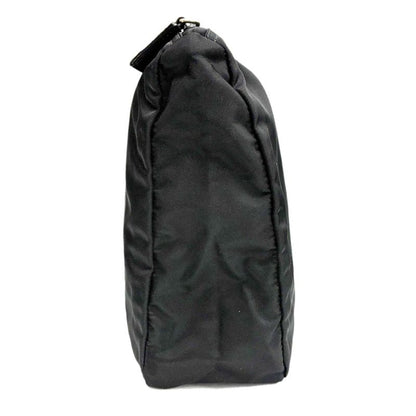 Prada Tessuto Nylon Pouch Large Triangle Logo Black