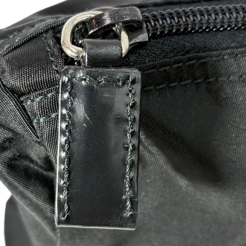Prada Tessuto Nylon Pouch Large Triangle Logo Black