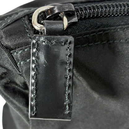 Prada Tessuto Nylon Pouch Large Triangle Logo Black