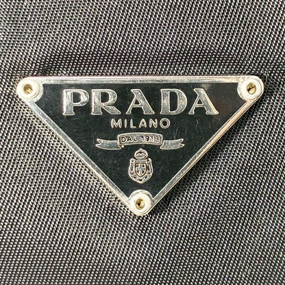 Prada Tessuto Nylon Pouch Large Triangle Logo Black