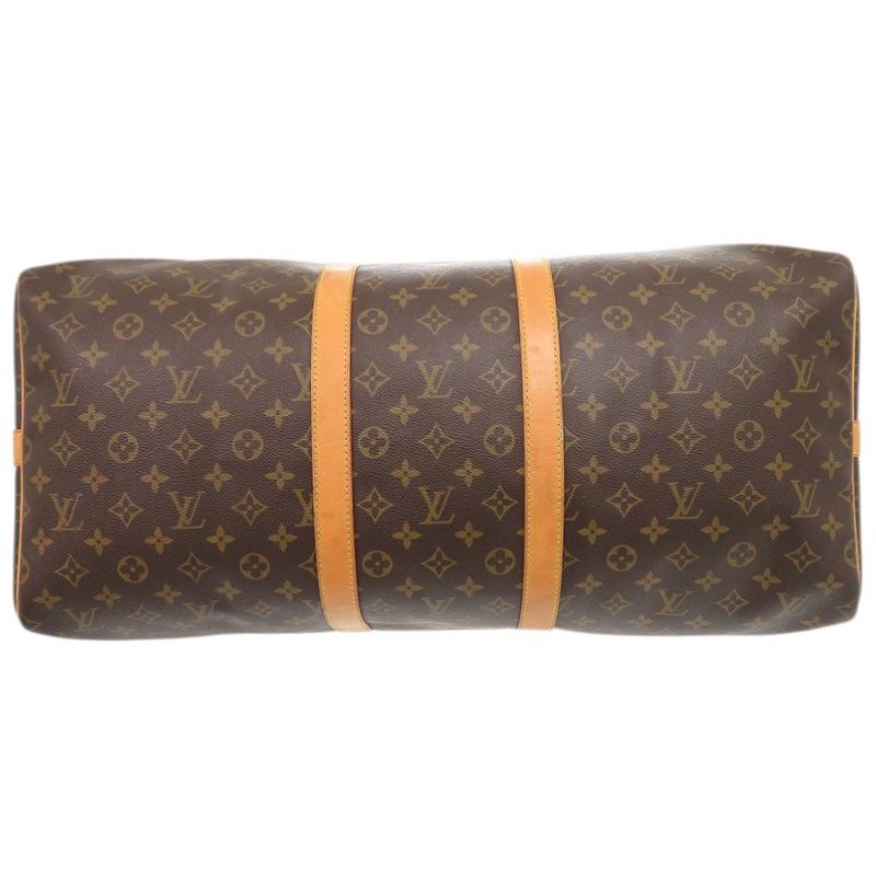 Louis Vuitton Keepall Bandouliere 55 Monogram Boston Bag