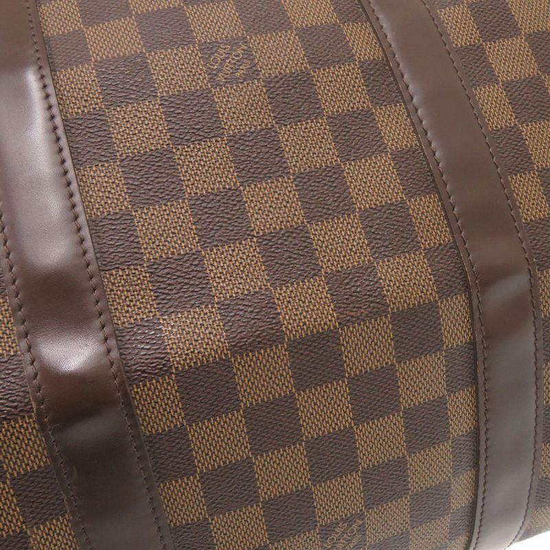 Louis Vuitton Keepall Bandouliere 55 Damier Boston Bag