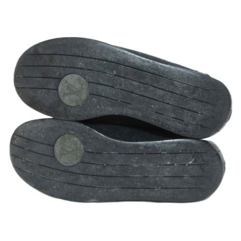 Louis Vuitton Monogram Mini Sneakers Low Cut Shoes 35.5 22.5 cm Black