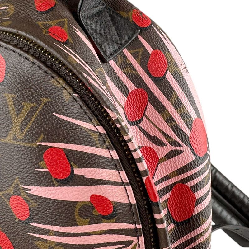 Louis Vuitton Backpack Monogram Jungle Dot Palm Spring