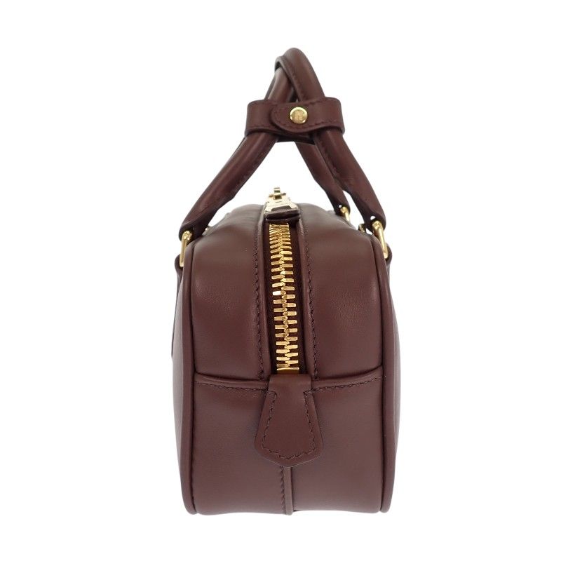 Miu Miu Miu Arcadi Leather Bag Regular 2-Way Bag Briarwood Gold